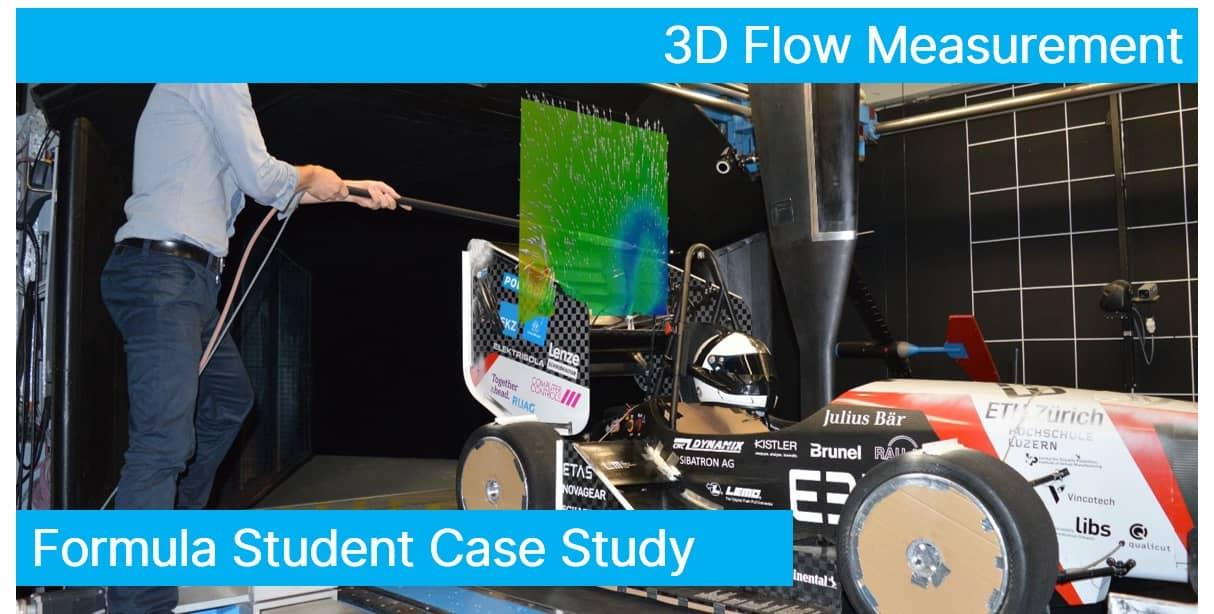 3D Flow Measurement in the Wind Tunnel - A Formula Student Case Study