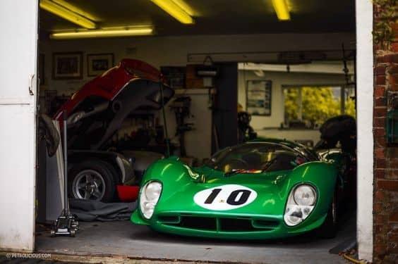 David Piper in his Ferrari P4