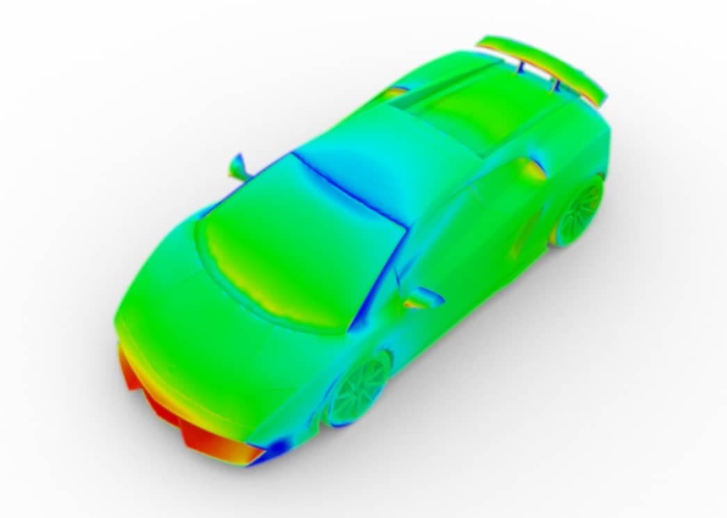 Lamborghini Gallardo Pressure Map