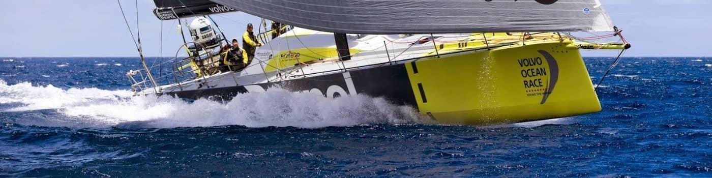 Volvo Ocean Race Yacht.