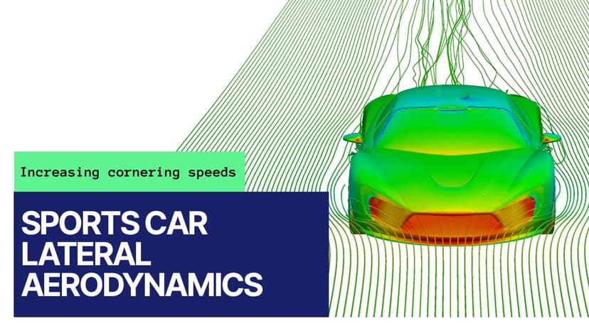 Sports car lateral aerodynamics