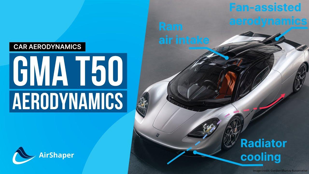 Gordon Murray T50 Aerodynamics - Successor to the McLaren F1 supercar